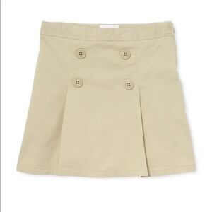 NWT CHILDRENS PLACE Classic Tan Buttoned Women's Skirt